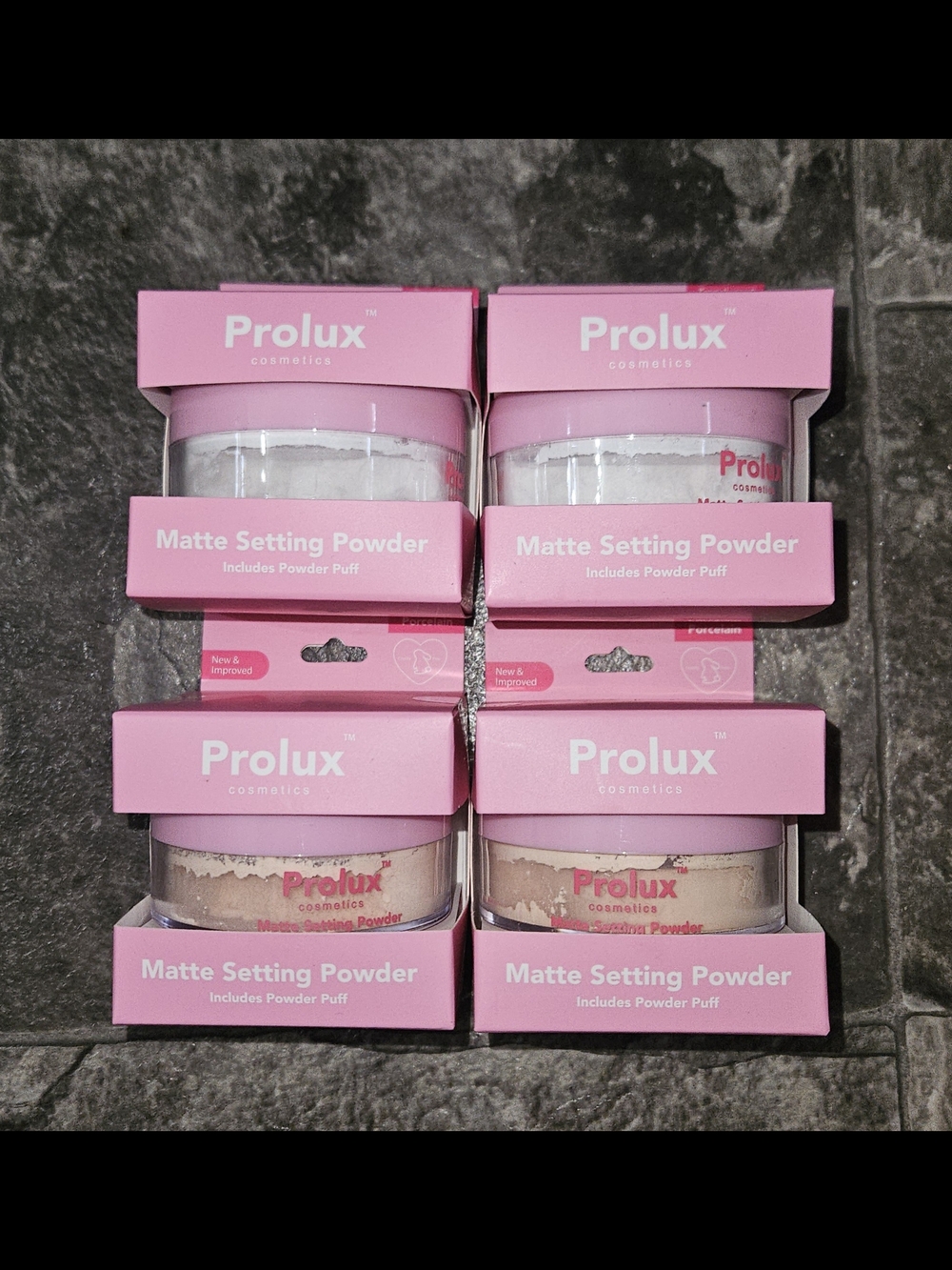 Prolux Matte Setting Powder — Translucent & Porcelain 1.35oz BNIB - Picture 3 of 3